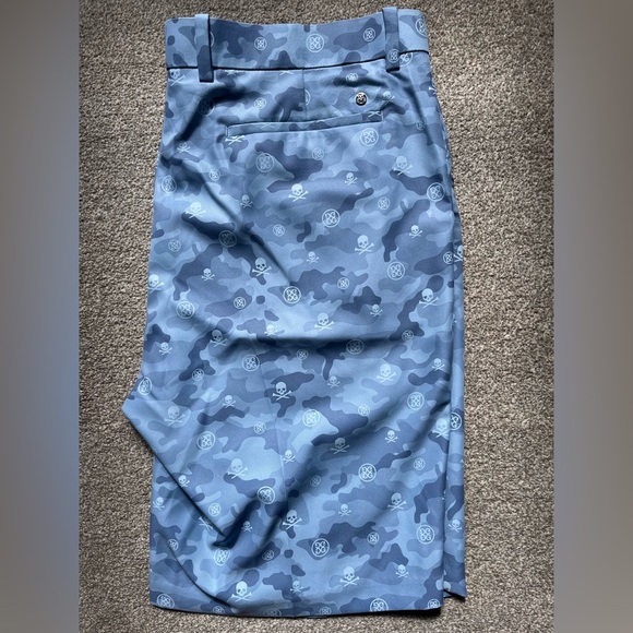 Mens G/FORE Icon Camo Golf Shorts Skull and Tees Size 38 - Picture 6 of 9